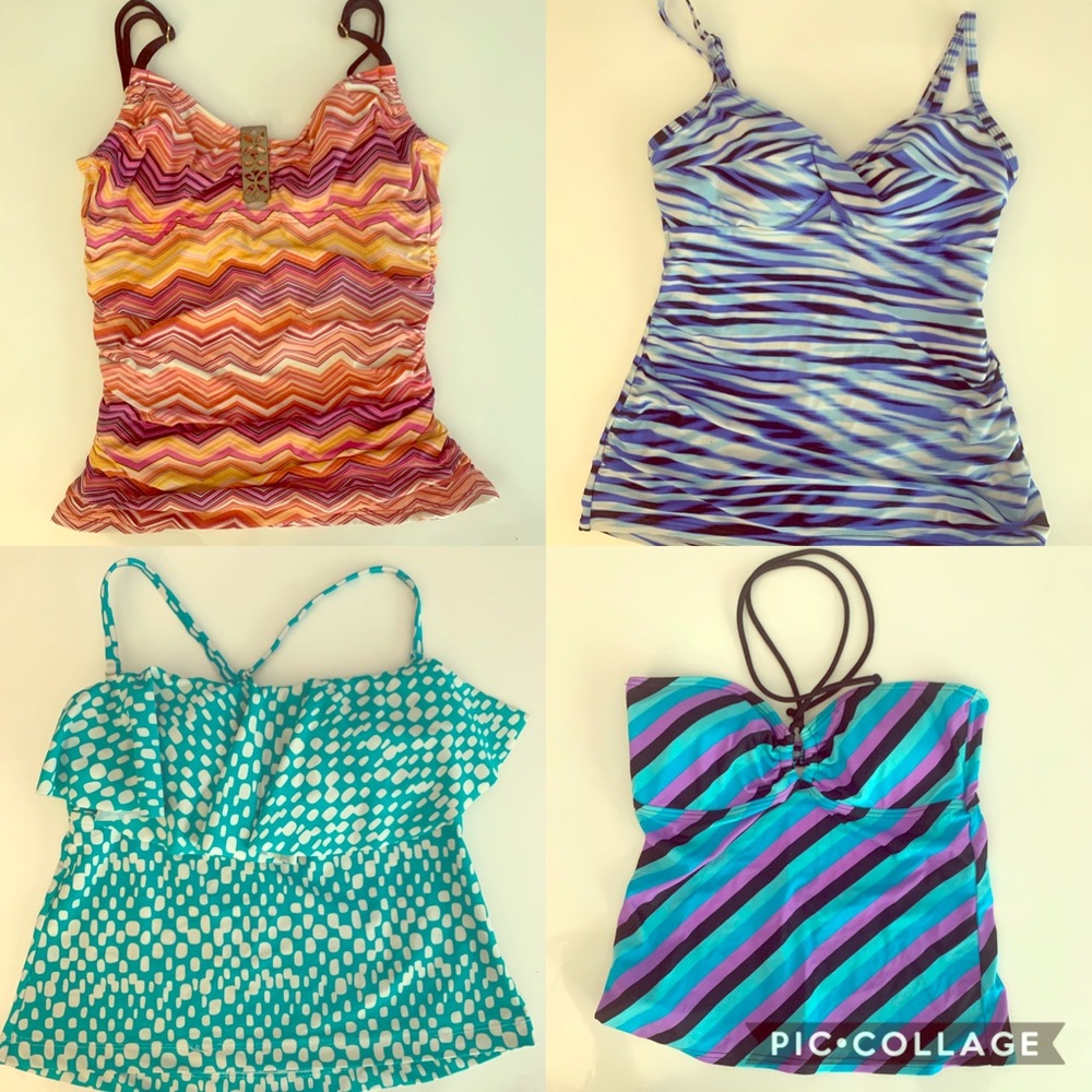 Bundle of tankini tops